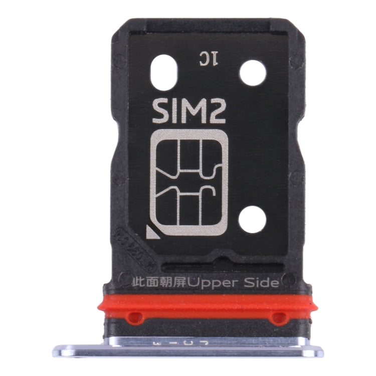 Vivo S9 V2072A Silver SIM Card Tray Set
