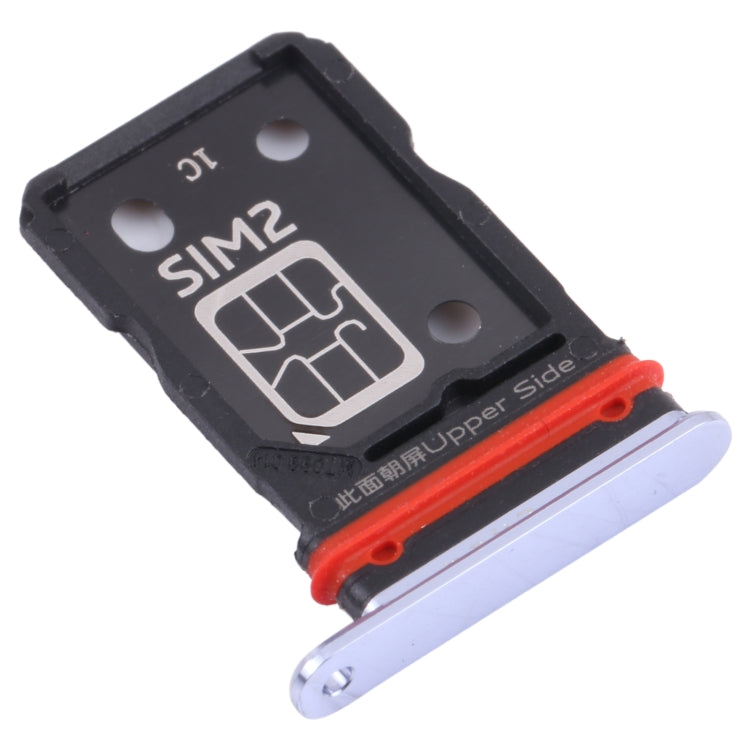 Vivo S9 V2072A Silver SIM Card Tray Set