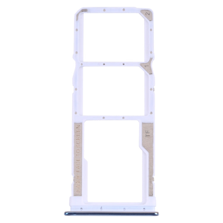 SIM Card Tray, Micro SD Card Tray for Xiaomi Redmi Note 10 Pro 4G / Redmi Note 10 Pro Max / Redmi Note 10 Pro (India) M2101K6G, M2101K6R, M2101K6I, M2101K6P (Blue)