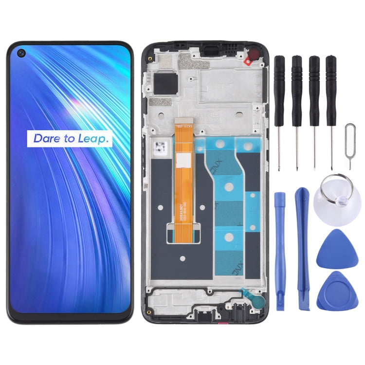 OPPO Realme 6 RMX2001 LCD Screen and Digitizer Full Assembly With Frame