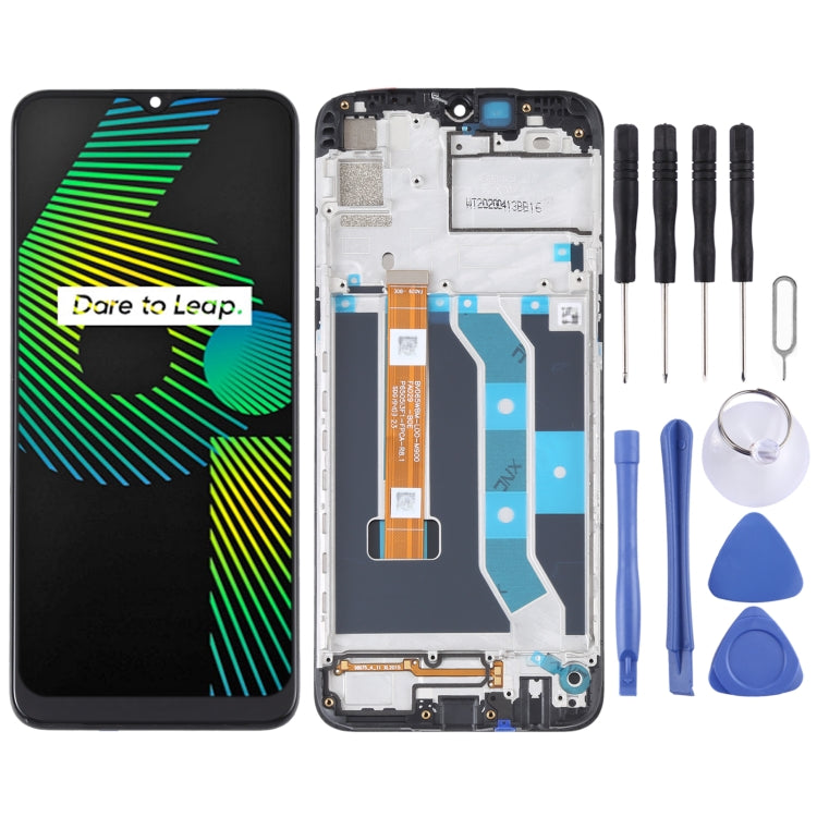 LCD Screen and Digitizer Assembly With Frame for OPPO Realme Narzo 10 / Realme 6i RMX2040