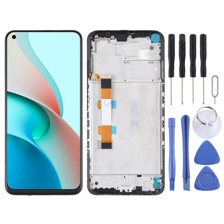 LCD Screen and Digitizer Full Assembly With Frame for Xiaomi Redmi Note 9 5G / Redmi Note 9T 5G M2007J22C - Refresh Your Device