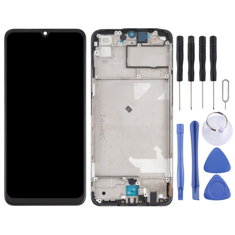 LCD Screen and Digitizer Assembly With Frame for vivo Y7s - High-Quality Replacement