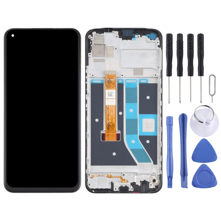 OPPO Realme 7i/C17 LCD Screen and Digitizer Assembly with Frame