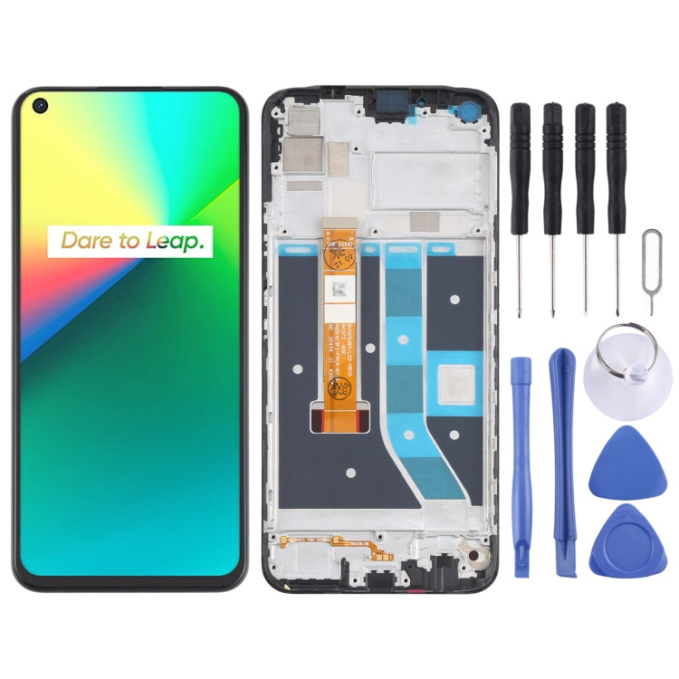 OPPO Realme 7i/C17 LCD Screen and Digitizer Assembly with Frame