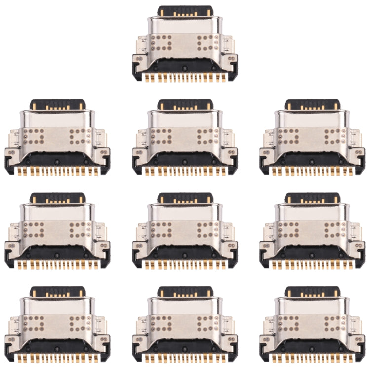 Charging Port Connector Replacement for vivo X60 Pro V2046, V2047A, V2047 - Pack of 10