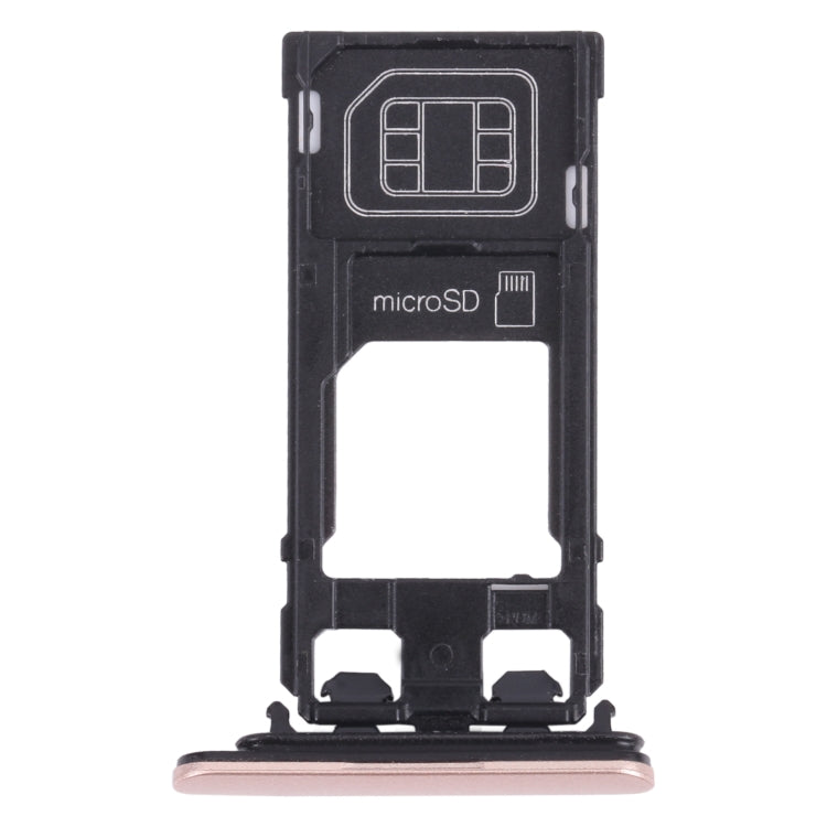 SIM Card Tray + Micro SD Card Tray for Sony Xperia X Performance (Pink)