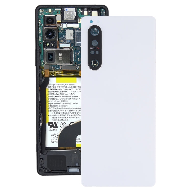 Battery Back Cover Replacement for Sony Xperia 1 II (White)