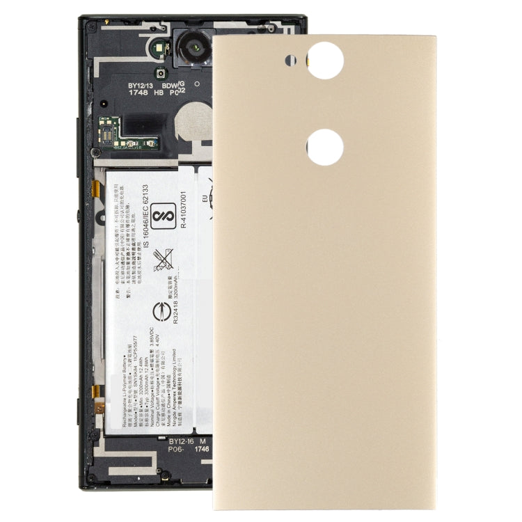 Gold NFC-Enabled Battery Back Cover for Sony Xperia XA2 Plus
