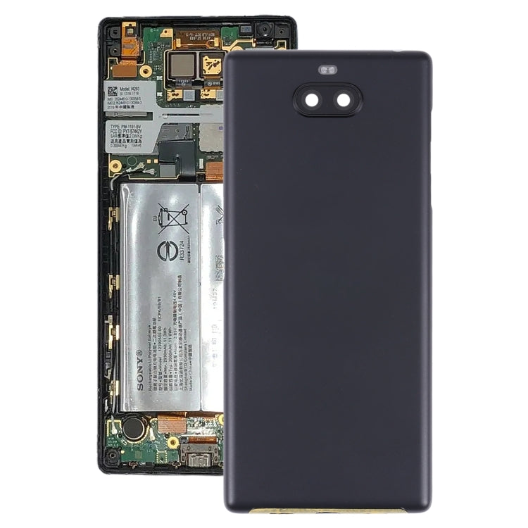 Back Battery Cover for Sony Xperia 10 Plus in Black