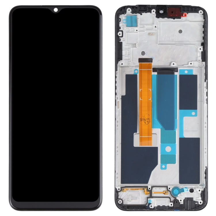 LCD Screen and Digitizer Assembly With Frame for OPPO A55 5G / Realme V11 5G