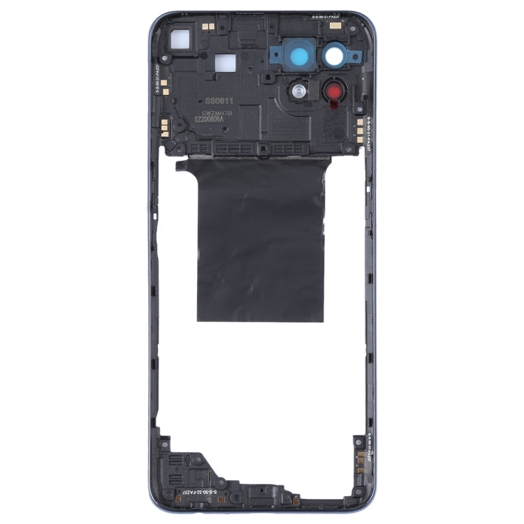 Replacement Middle Frame Bezel for OPPO Reno4 SE/A93 4G/OPPO Reno4 F/Reno4 Lite/F17 Pro PEAT00, PEAM00(Black)