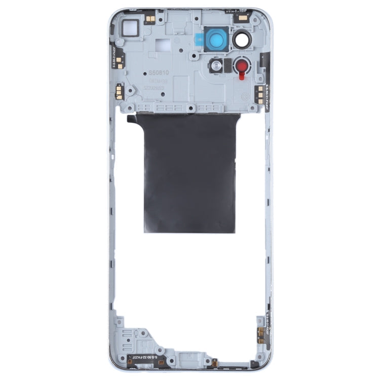Middle Frame Bezel Plate for OPPO Reno4 SE/A93 4G/Reno4 F/Reno4 Lite/F17 Pro PEAT00, PEAM00(Silver)