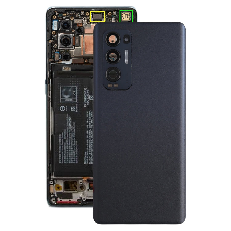 Back Cover Replacement for OPPO Reno5 Pro+ 5G / Find X3 Neo CPH2207 (Black)