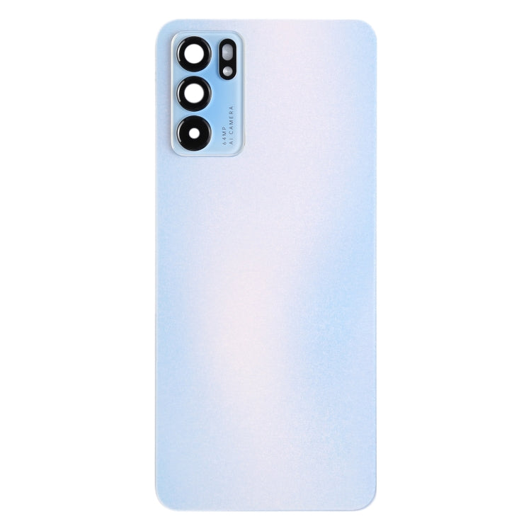 Original Blue Battery Back Cover for OPPO Reno6 5G PEQM00, CPH2251