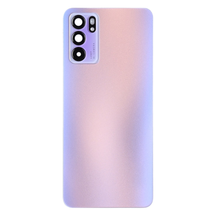 Original Purple Battery Back Cover for OPPO Reno6 5G PEQM00, CPH2251
