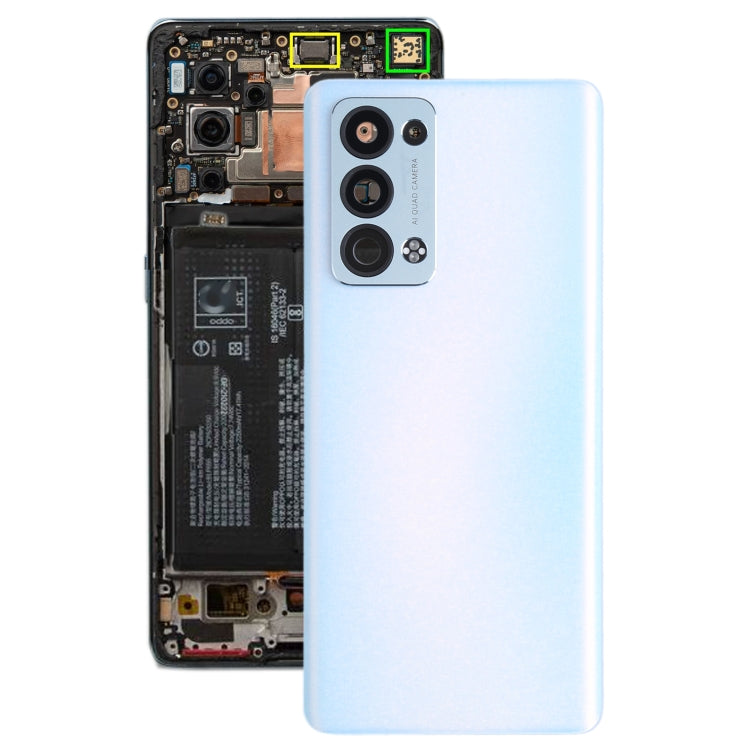 Original Blue Battery Back Cover for OPPO Reno6 Pro Series