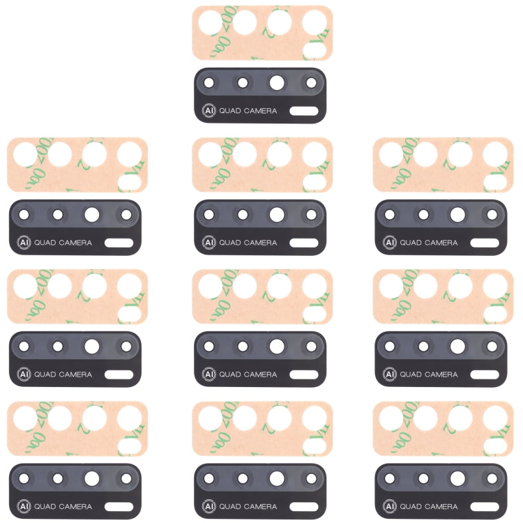 Replacement Back Camera Lens Set for Tecno Pouvoir 4 / 4 Pro LC7 - Pack of 10