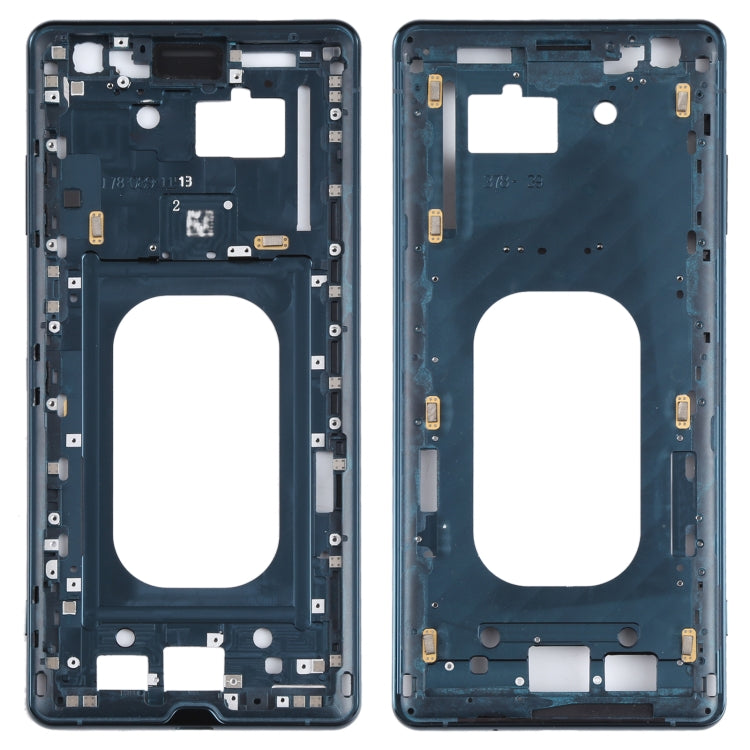 Middle Frame Bezel Plate Replacement for Sony Xperia XZ3 - Blue