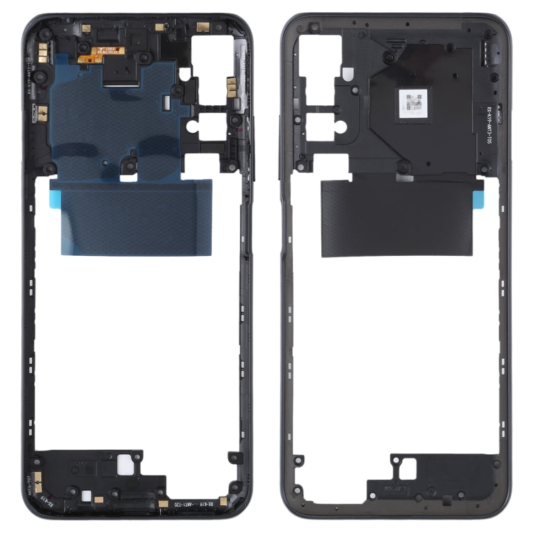 Middle Frame Bezel Plate for Xiaomi Redmi Note 10 5G / Redmi Note 10T 5G - Black