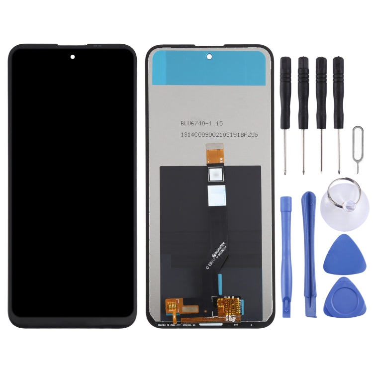 Full Assembly LCD Display and Touch Screen Digitizer for Nokia X10 TA-1350 TA-1332 (Black)