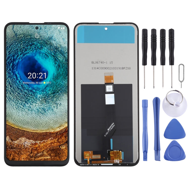 Full Assembly LCD Display and Touch Screen Digitizer for Nokia X10 TA-1350 TA-1332 (Black)