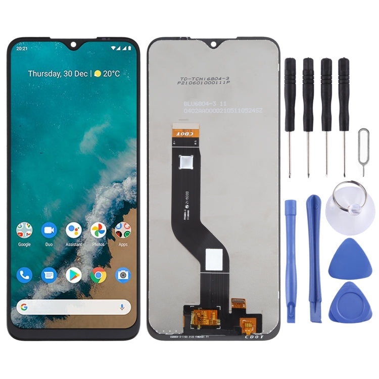 Black LCD Screen and Digitizer Full Assembly for Nokia G50 - Replacement Display and Touch Screen Digitizer