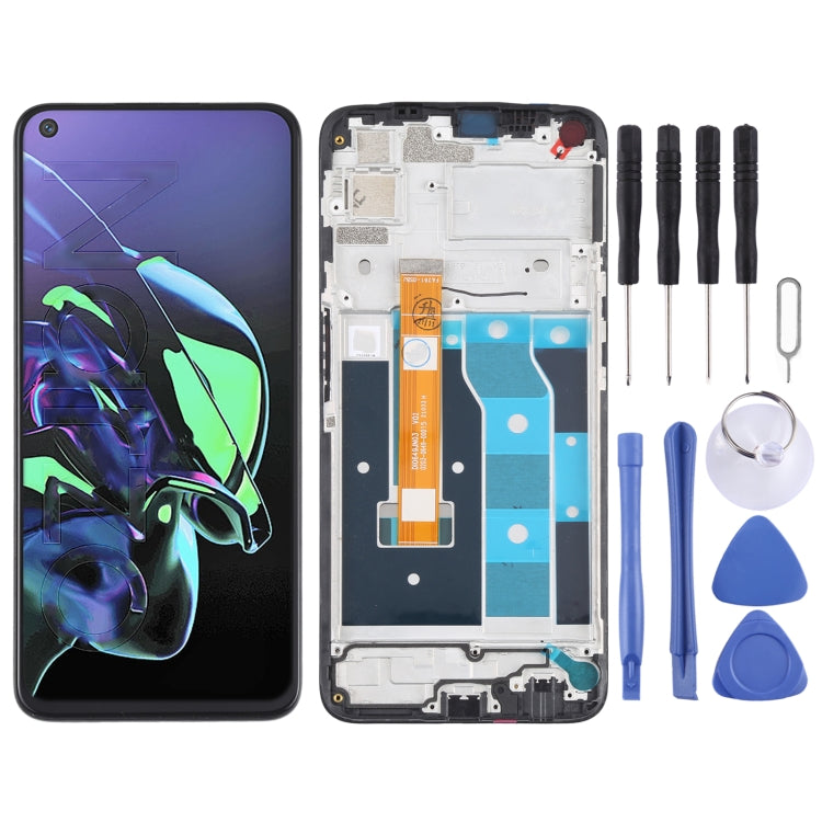 OPPO Realme Narzo LCD Screen and Digitizer Assembly with Frame