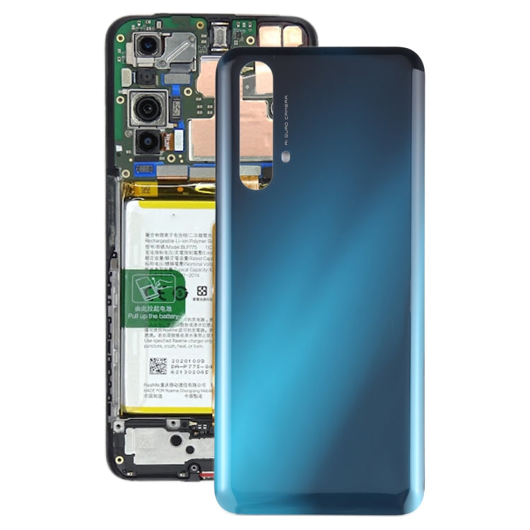 Replacement Battery Back Cover for OPPO Realme X3, X3 SuperZoom, and X50 5G (China) - Blue