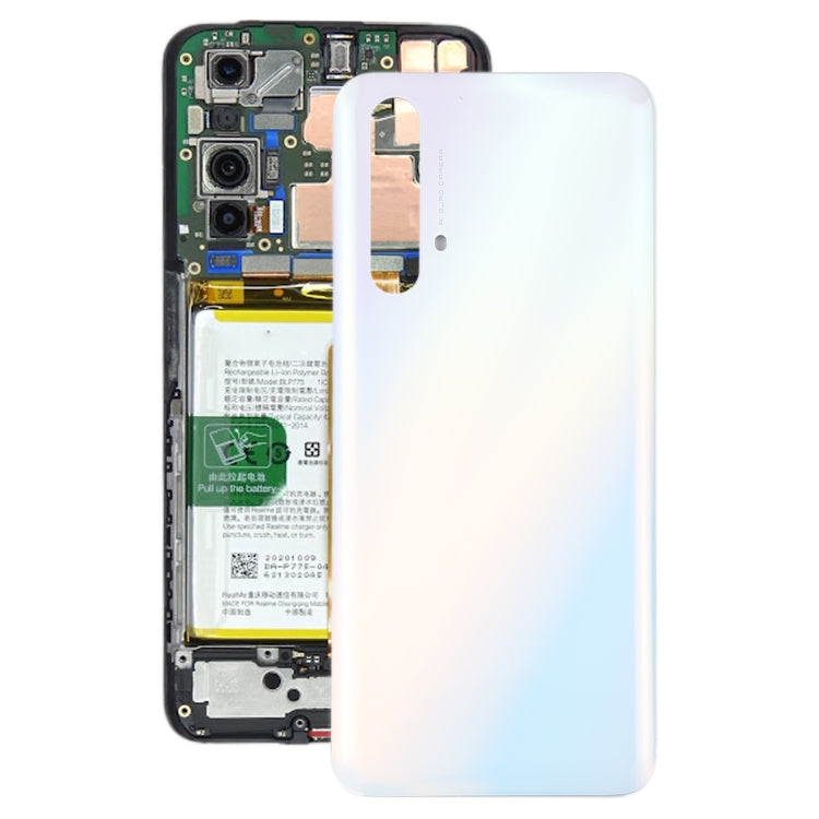 Battery Back Cover in White for OPPO Realme X3, X3 SuperZoom, and X50 5G (China)