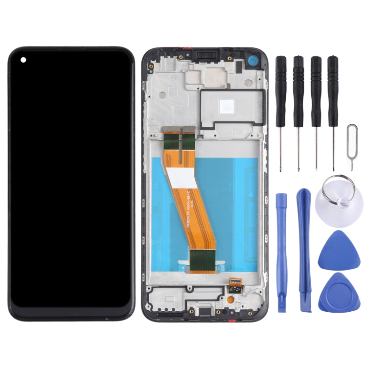 Replacement LCD Screen and Digitizer Assembly with Frame for Nokia 3.4 / 5.4 (Black)