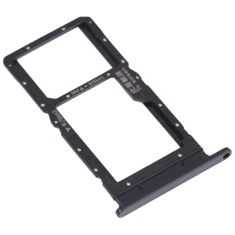 SIM Card Tray and Micro SD Card Tray Replacement for Honor play 5T (Black)