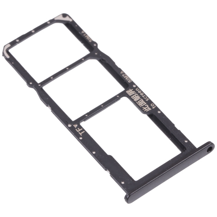 Replacement SIM Card Tray, SIM Card and Micro SD Card Tray for Honor 9A (Black)
