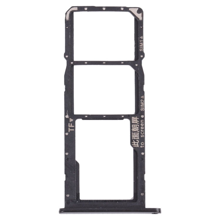 Replacement SIM Card Tray, SIM Card and Micro SD Card Tray for Honor 9A (Black)