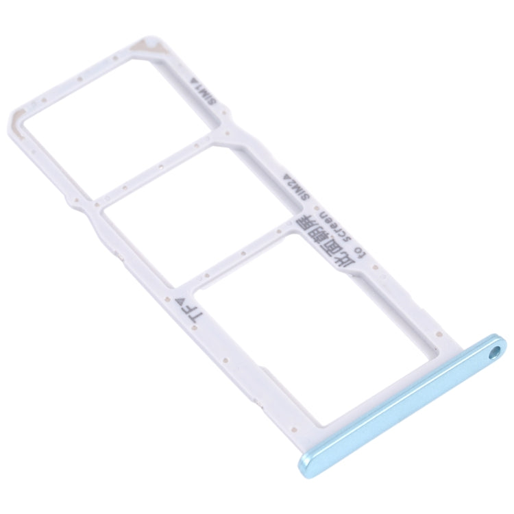 SIM Card Tray, SIM Card Tray, and Micro SD Card Tray Replacement Kit for Honor 9A (Blue)