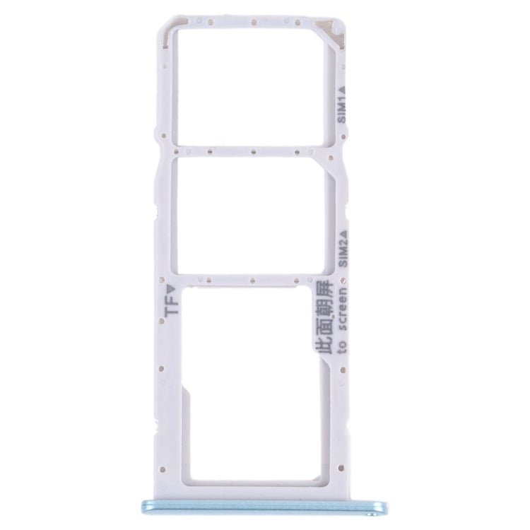 SIM Card Tray, SIM Card Tray, and Micro SD Card Tray Replacement Kit for Honor 9A (Blue)
