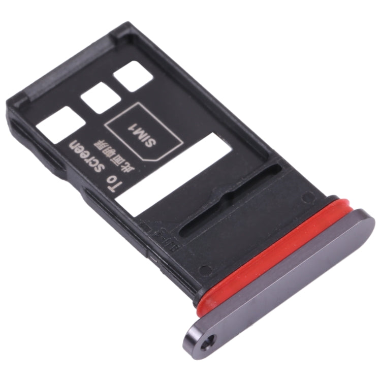 SIM Card Tray and Micro SD Card Tray Replacement for Honor 30 Pro+ (Black)