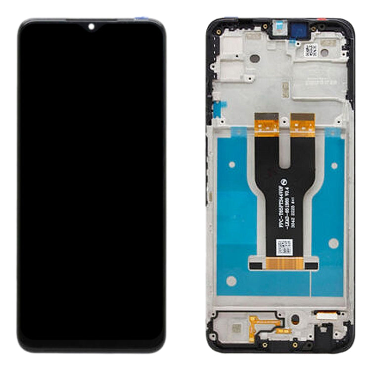LCD Screen Assembly with Frame for T-Mobile Revvl 6 (Black)