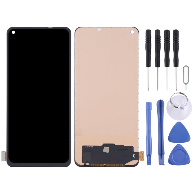 TFT Material LCD Screen and Digitizer Full Assembly for OPPO A95 4G / F19s Without Fingerprint Identification Support