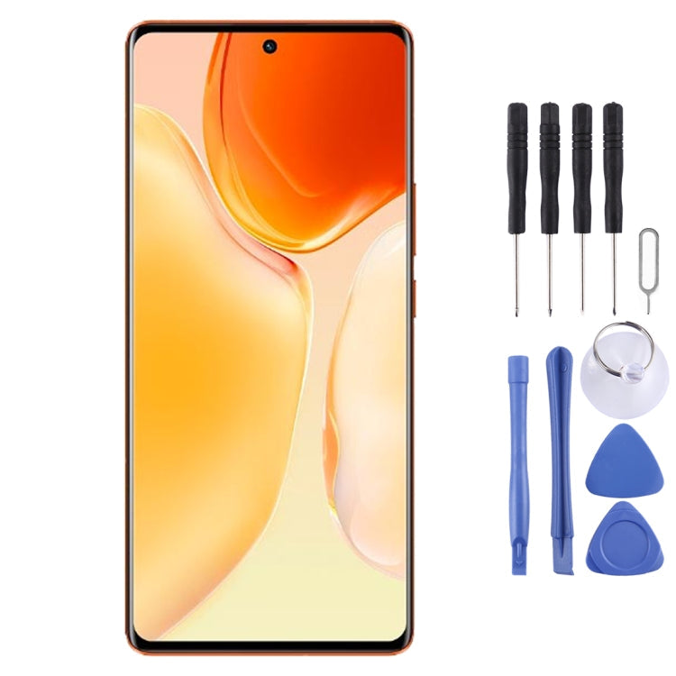 Super AMOLED LCD Screen and Digitizer Full Assembly for Vivo X70 Pro V2134A, V2105