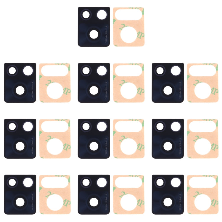 10 Pieces Replacement Back Camera Lens Kit for Vivo S7 / S7t / V20 / V20 Pro to Enhance Smartphone Camera