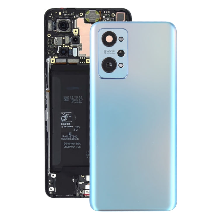 Silver Back Cover with Camera Lens for OPPO Realme GT Neo2 - Replacement for Damaged or Non-Functional Housing
