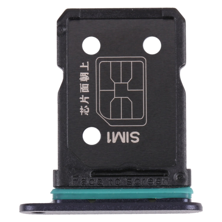 SIM Card Tray Replacement for OPPO Reno6 5G PEQM00 CPH2251 (Black)