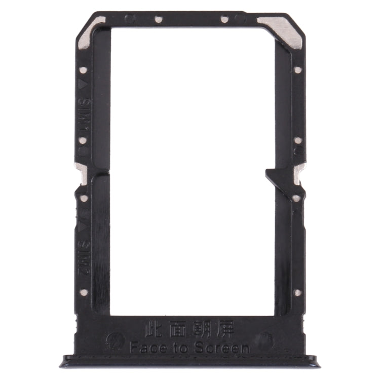 Replacement SIM Card Tray for OPPO Reno5 5G PEGM00 PEGT00 CPH2145 (Black)