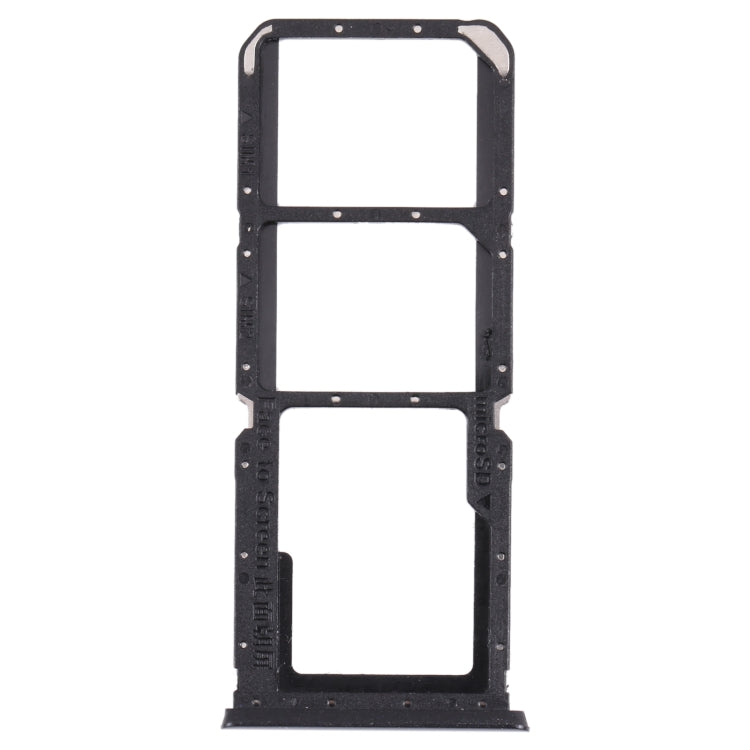 OPPO A16 / A16S Replacement SIM Card and Micro SD Card Trays (Black)