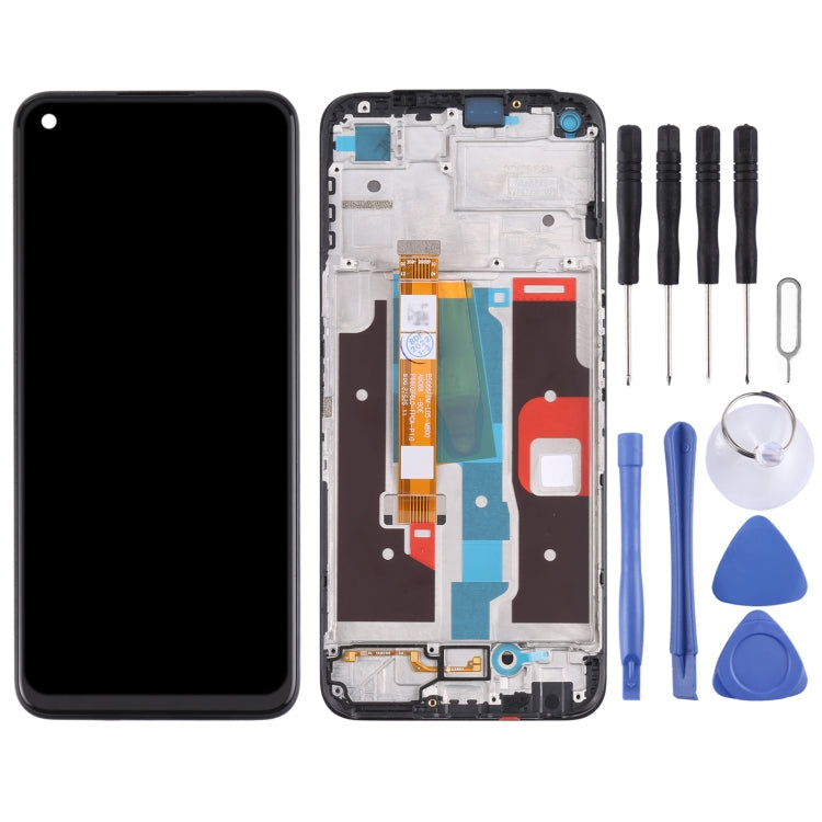 OPPO Realme 8i RMX3151 LCD Screen and Digitizer Assembly with Frame - Black