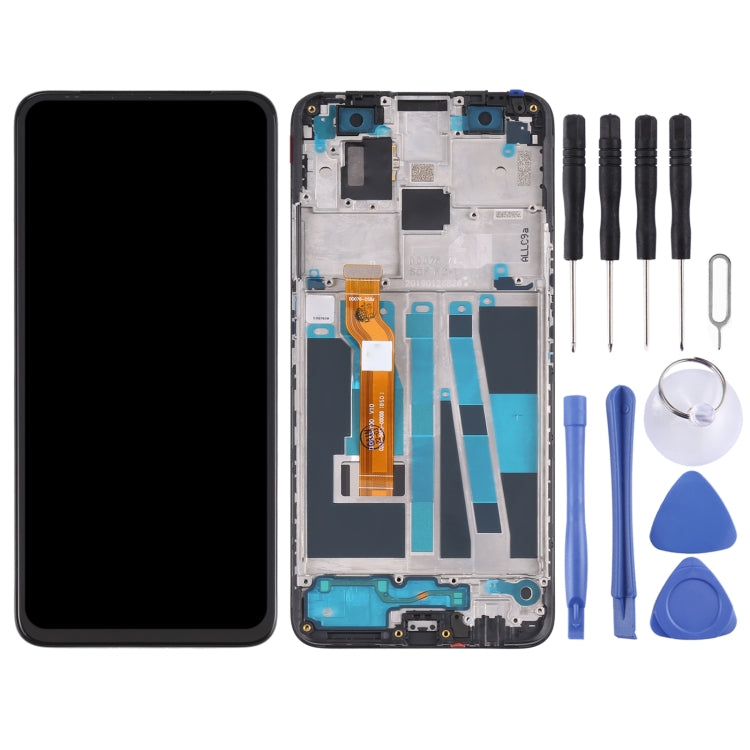 Full Assembly LCD Screen and Digitizer with Frame for Black OPPO F11 Pro