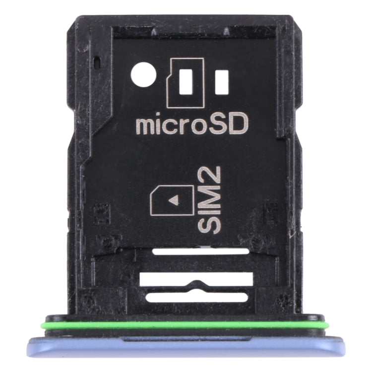 Original SIM Card Tray and Micro SD Card Tray Replacement for Sony Xperia 10 III (Blue)