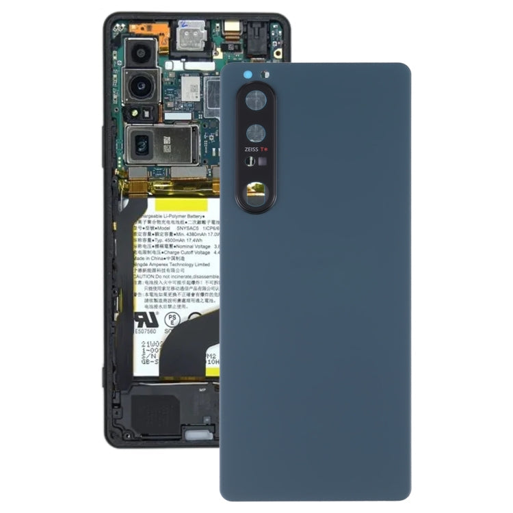 Battery Back Cover with Camera Lens for Sony Xperia 1 III (Grey)