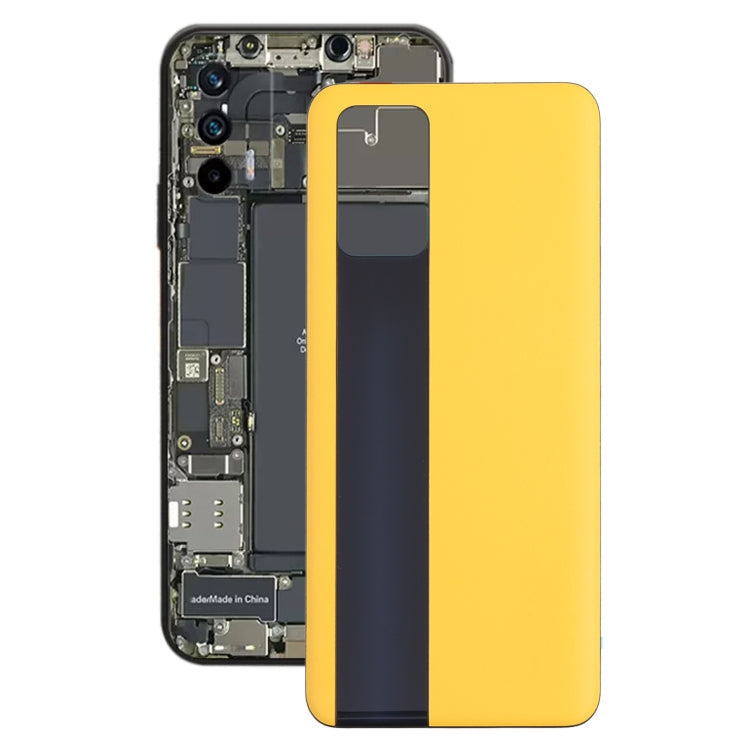 Yellow Battery Back Cover Replacement for OPPO Realme GT - Premium Quality